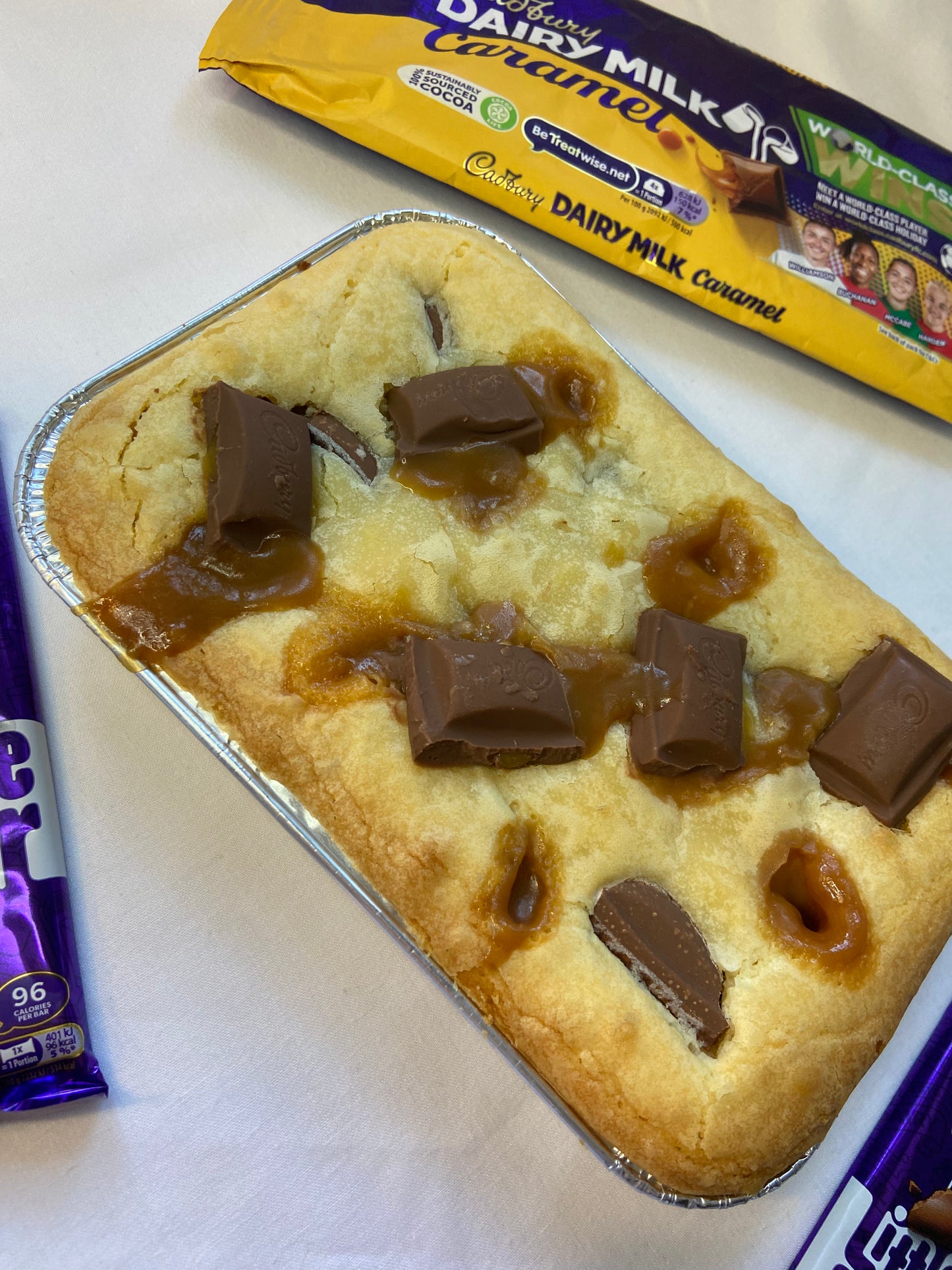 Cadburys Caramel Blondie Tray