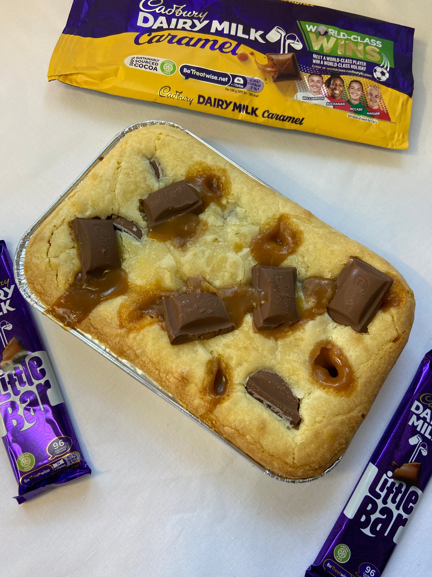 Cadburys Caramel Blondie Tray